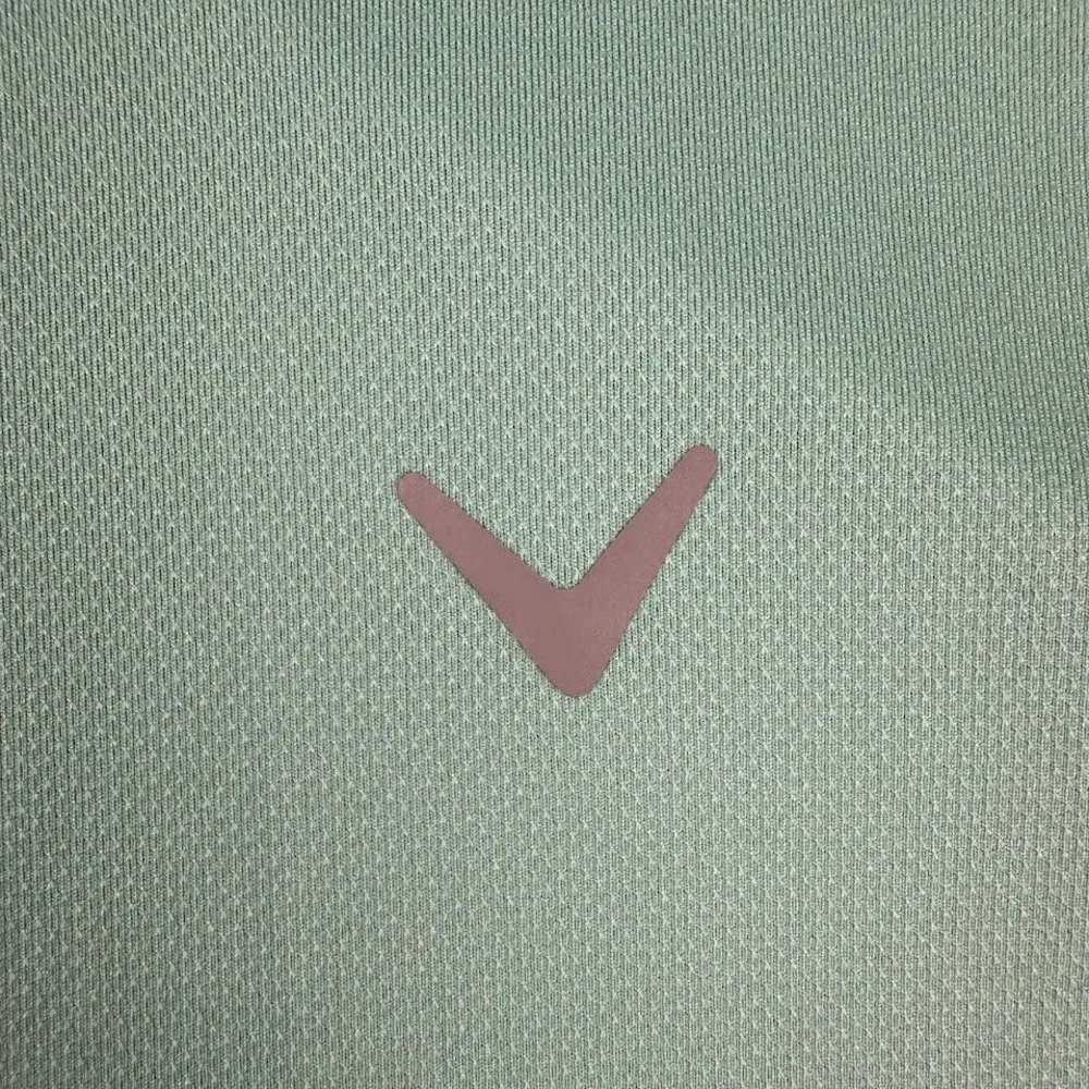 Callaway Opti Dri‎ Mens XL Golf Polo Shirt Green Short Sleeve Performance Tech - Picture 6 of 8